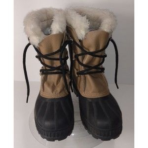 SOREL Women's Winter Boots | Fleece Top | Waterproof | Made in Canada | Size 5